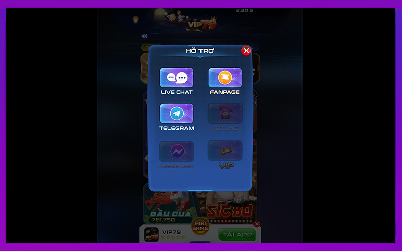 Dịch vụ hỗ trợ khách hàng Livechat và Telegram